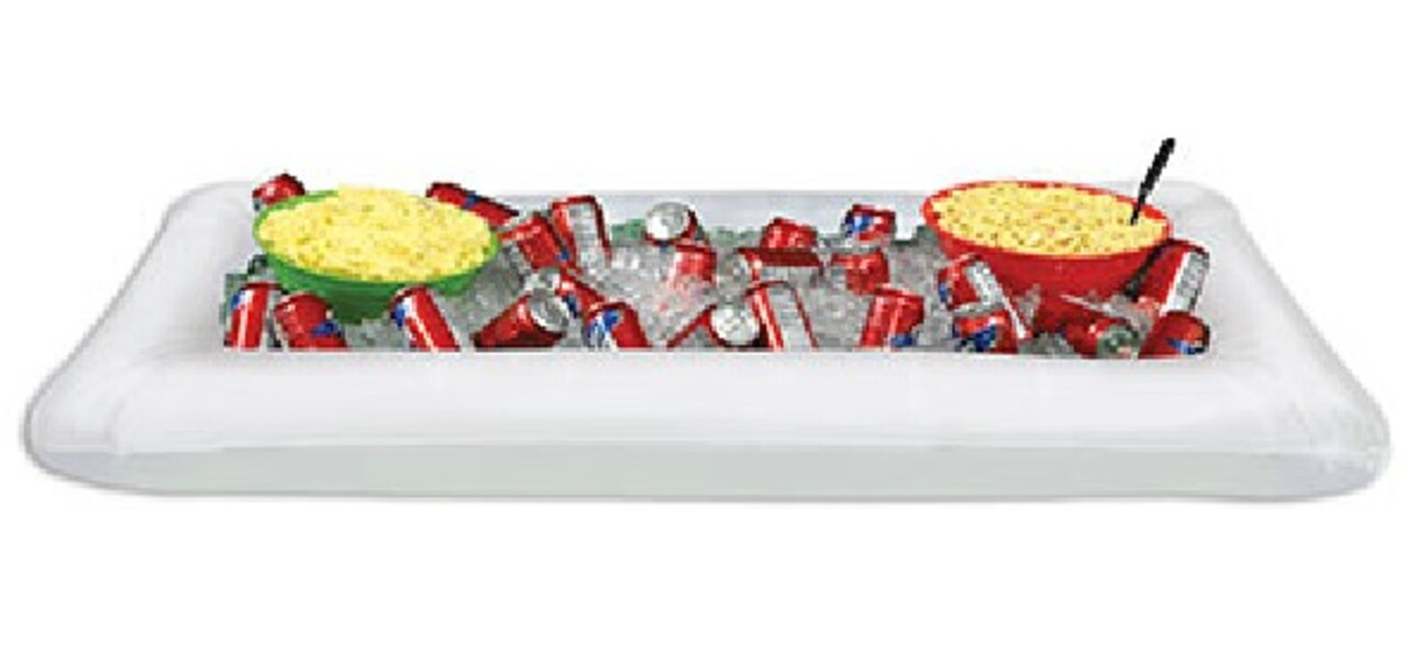 Party Central Multipurpose Inflatable Buffet Coolers - 53.75" - Pack of 6